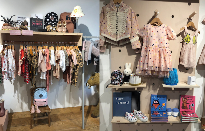 BROER ZUS IN AMSTERDAM; KINDERKLEDING(WINKEL)