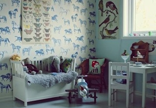 INSPIRATIE BEHANG KINDERKAMER