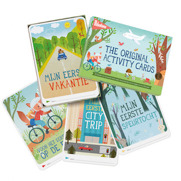 Met de nieuwe Activity Cards wordt, en blijft, elk eerste uitstapje extra bijzonder.