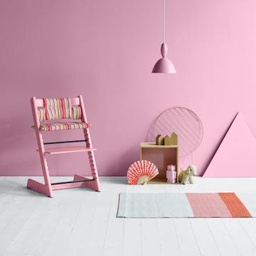 Stokke voegt ook de kleur Soft Pink aan de Tripp Trapp®-collectie toe.