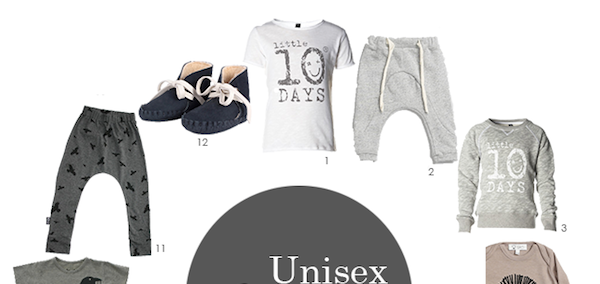 Unisex Clothes; 12 top items