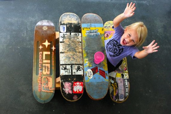 Tafel van Skateboards