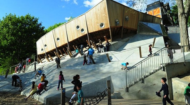 Belleville Park Playground – Paris, France