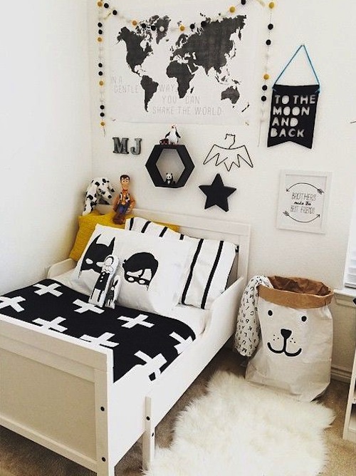 monochrome kids room inspiration CITYMOM.nl 10