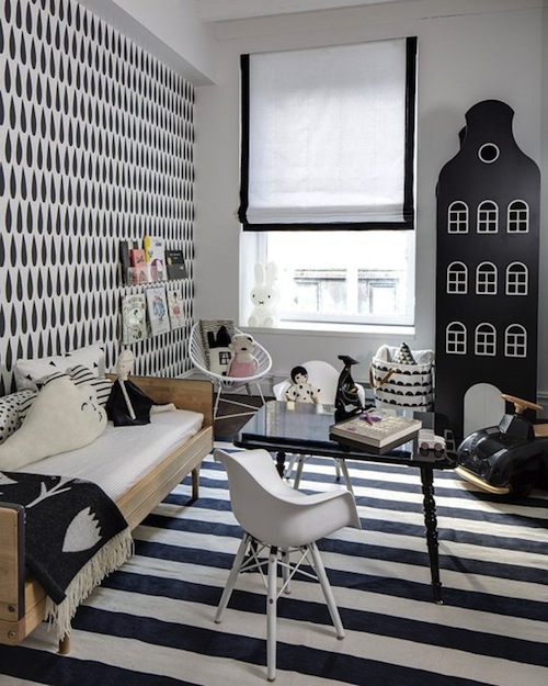 monochrome kids room inspiration CITYMOM.nl 3