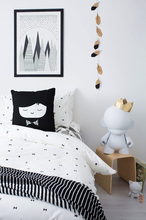 monochrome kids room inspiration CITYMOM.nl 5