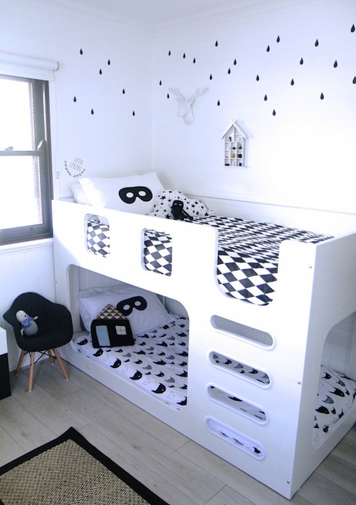 monochrome kids room inspiration CITYMOM.nl 6