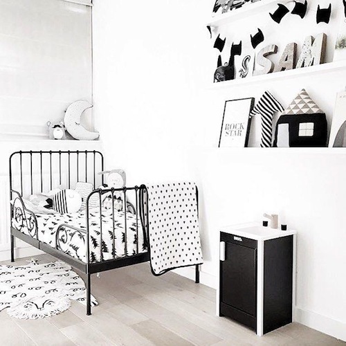 monochrome kids room inspiration CITYMOM.nl 7