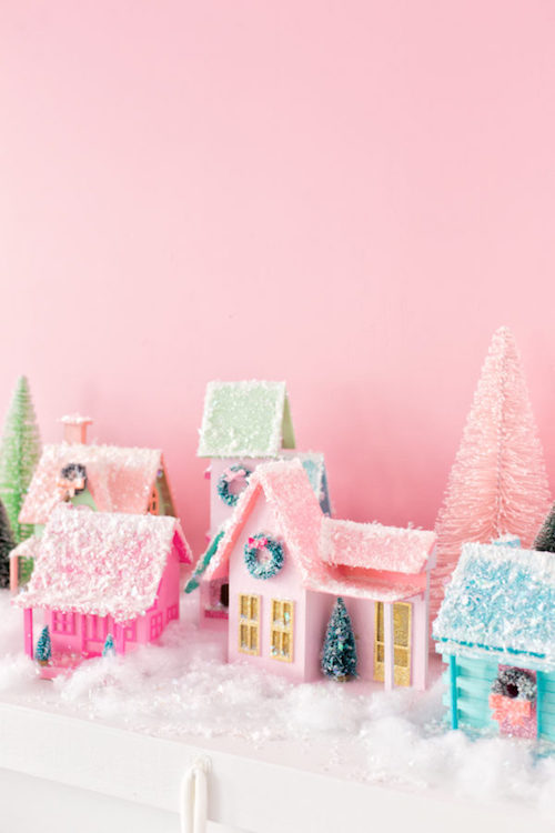 DIY-Colorful-Christmas-Village-11-600x900