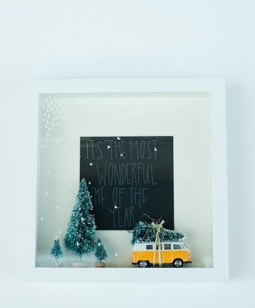 Een fotolijst in kerstsfeer via youaremyfave