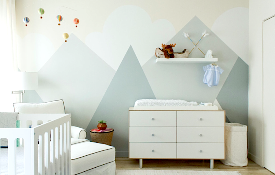 Kinderkamer schilderen & verven; inspiratie en voorbeelden zoals vlakken en patronen - Mamaliefde