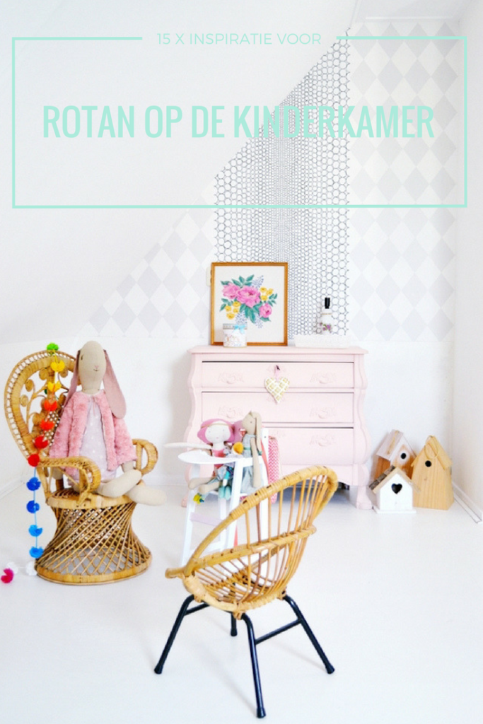 15 X ROTAN OP DE KINDERKAMER