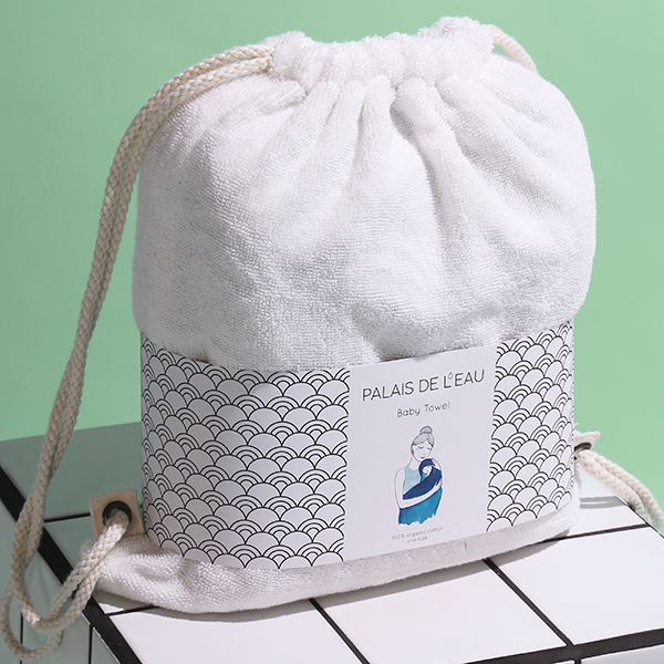 Palais de l'eau baby towel_white