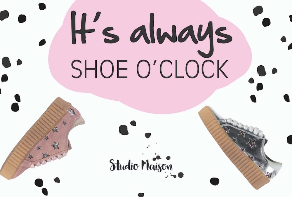 IT’S ALWAYS SHOE O’CLOCK BIJ STUDIO MAISON