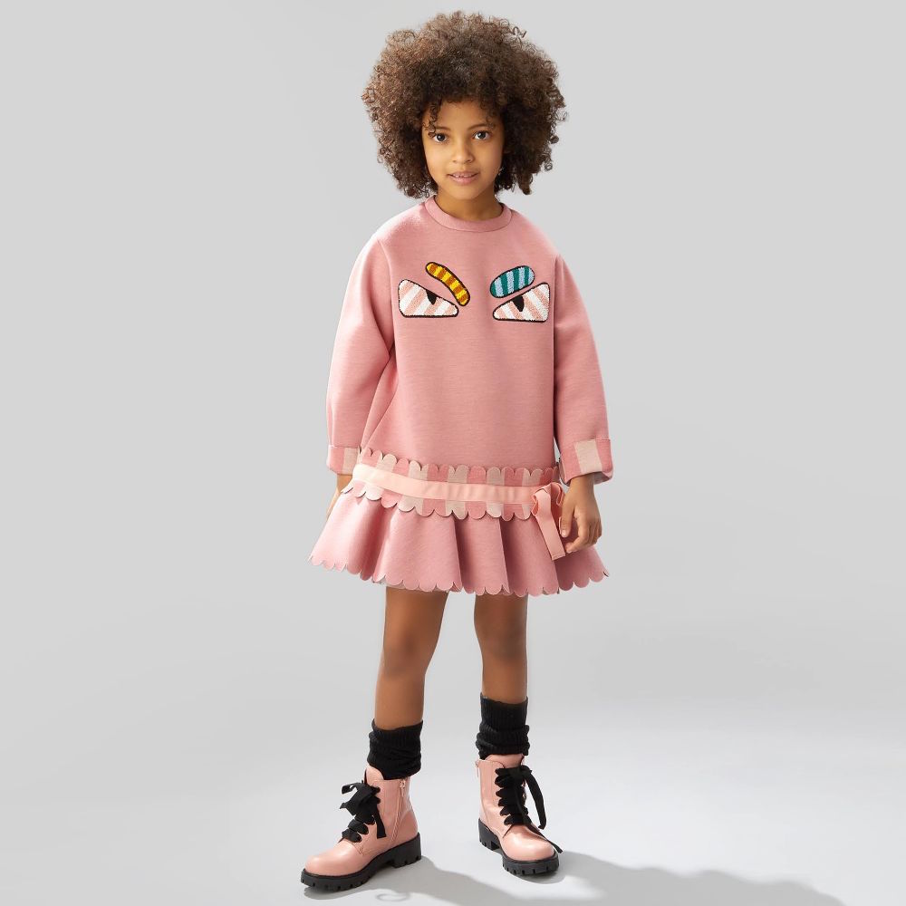 fendi-girls-Roze wintermode