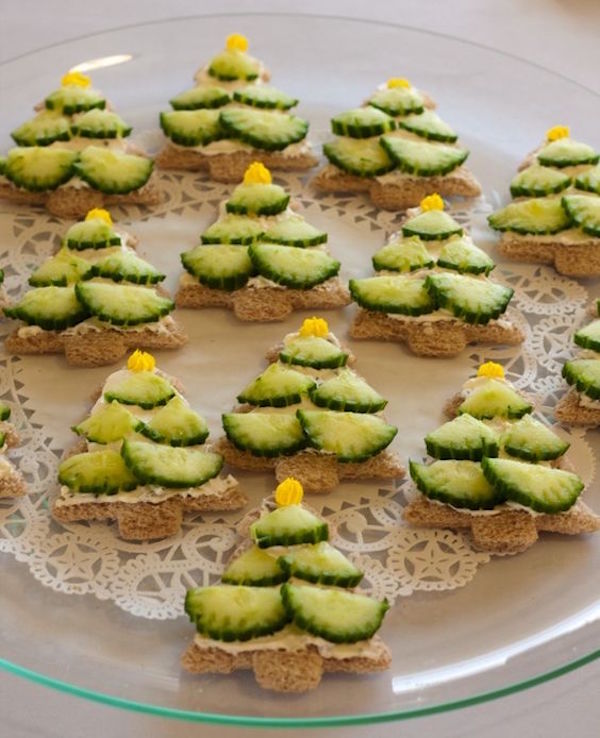 kersthapjes; inspiratie voor het kerstdiner thuis of op school