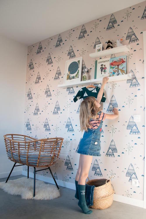 Roomblush behang kinderkamer