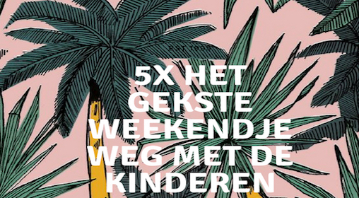 6X GEKKE SLAAPPLEKKEN IN NEDERLAND VOOR EEN WEEKENDJE WEG