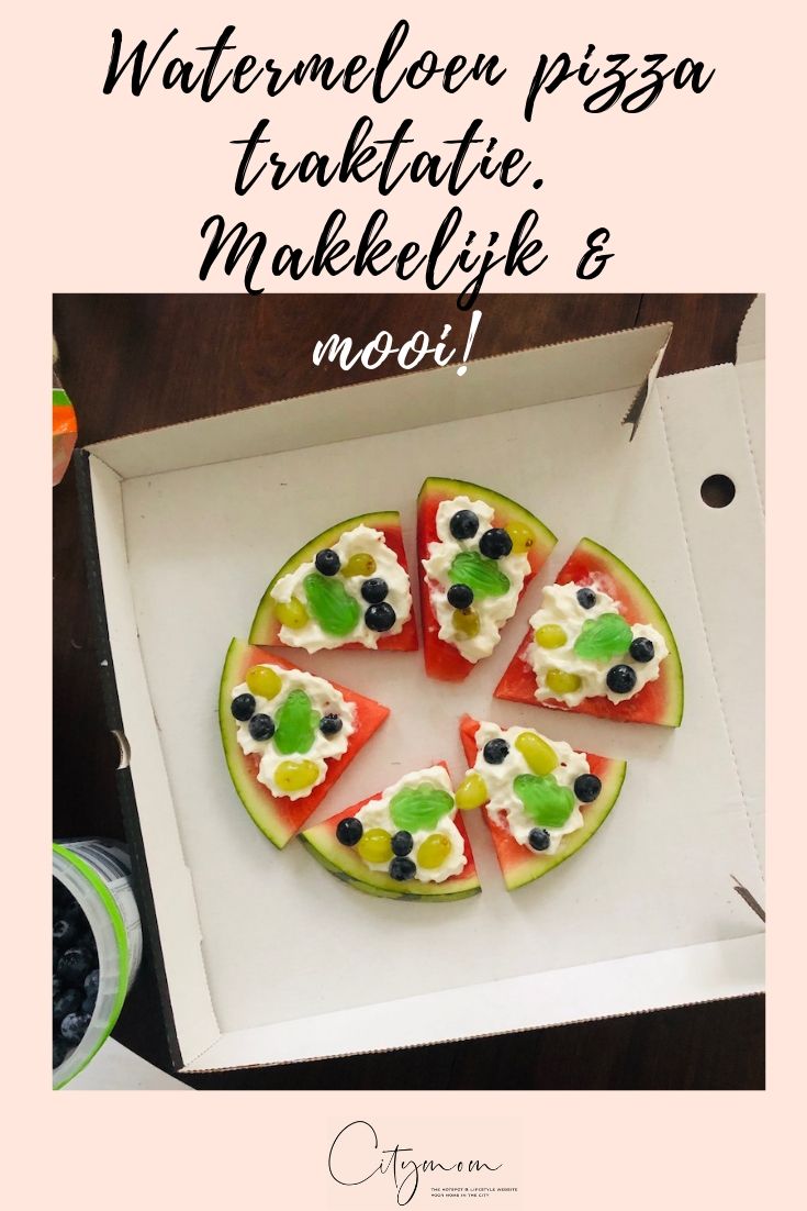 WATERMELOEN PIZZA TRAKTATIE; & MAKKELIJK